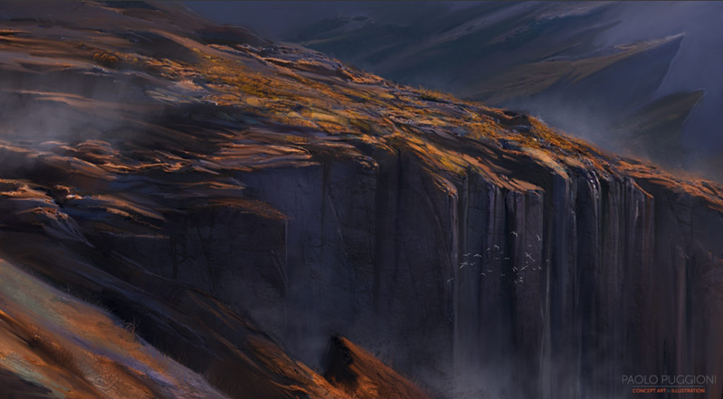 Cliffside Paolo Puggioni Concept Art & Illustration Paolo Puggioni